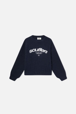Camiseta Scuffers Iconic Azules | 82194HYES