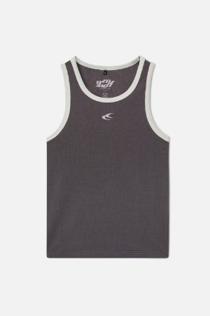 Camiseta sin Manga Scuffers Waffle SCFF Azules | 59230BNUZ