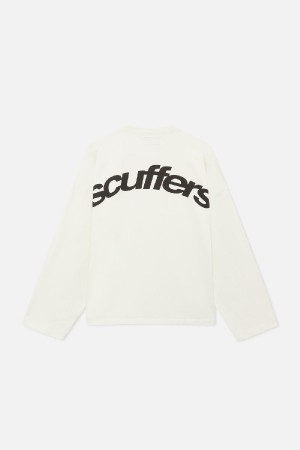 Crewneck Scuffers Angel Sweatshirt Ecru | 40328DCLA