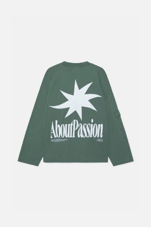 Crewneck Scuffers Star Sweatshirt Verdes | 16504QZSW