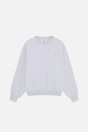 Crewnecks Scuffers Everyday Crewneck Grises | 89126VRNF