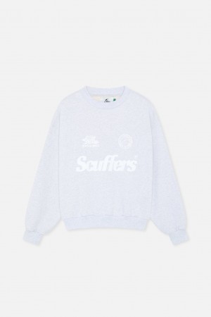 Crewnecks Scuffers Pearl Crewneck Grises | 52346WAEF