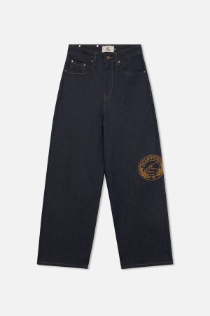 Denim Pants Scuffers Bimbo Pants Azules Oscuro | 09743GNOH
