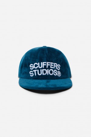 Gorra Scuffers Worldwide Cap Azules | 96057DWYR
