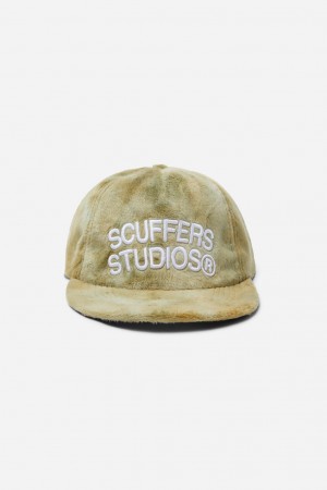 Gorra Scuffers Worldwide Cap Verdes Azules | 14706QIGE