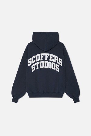 Hoodies Scuffers Beauty Azul Marino | 42597SICZ