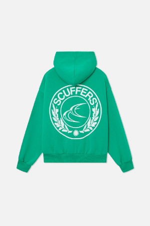 Hoodies Scuffers CLG Verdes | 23964XZDI