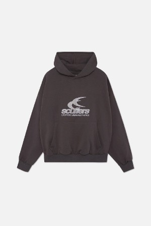 Hoodies Scuffers Everyday Urban Anthracite | 69473DCJG