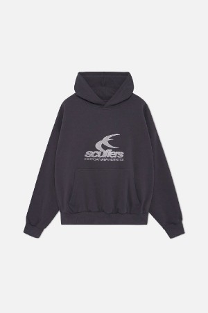 Hoodies Scuffers Everyday Urban Azul Marino | 68359AGKW