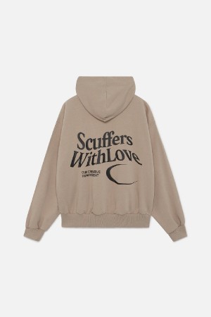 Hoodies Scuffers Excess of Future 2.0 Grises Claro | 49821VMTY