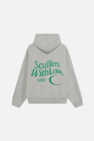 Hoodies Scuffers Excess of Future Grises Claro | 07625WKED