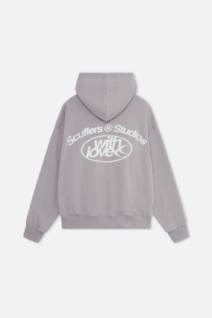 Hoodies Scuffers FW-7 Grises | 32716PHQA