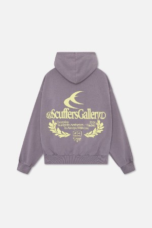 Hoodies Scuffers Gallery Morados | 46793LPAV