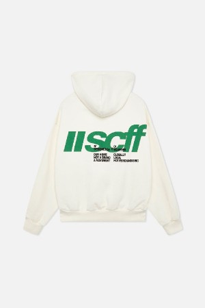 Hoodies Scuffers Globally Ecru | 87651RZTA