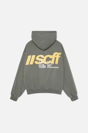 Hoodies Scuffers Globally Verdes | 57902GEMZ