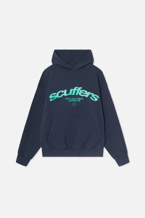 Hoodies Scuffers Iconic Grises Oscuro | 05164YGSF