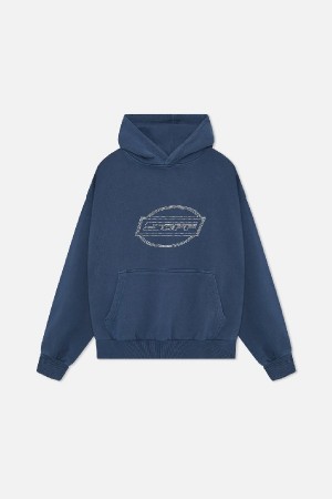 Hoodies Scuffers Load Azul Marino | 38564ZXIG