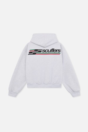 Hoodies Scuffers Pininfirina Hoodie Grises Claro | 51926MKVS