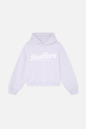 Hoodies Scuffers Pop Hoodie Grises Claro | 18590NPQM
