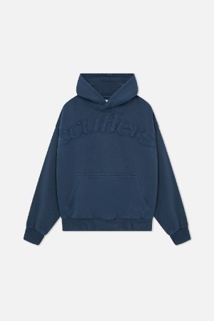 Hoodies Scuffers RAW Azules | 19357OFAJ