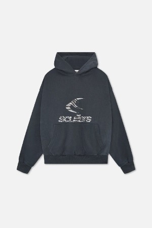 Hoodies Scuffers Safari Negros | 87431GIEK