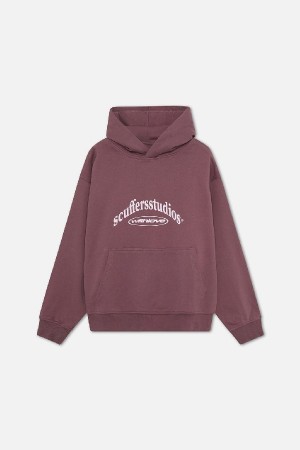Hoodies Scuffers Scuffersstudios Wine | 29503VORM