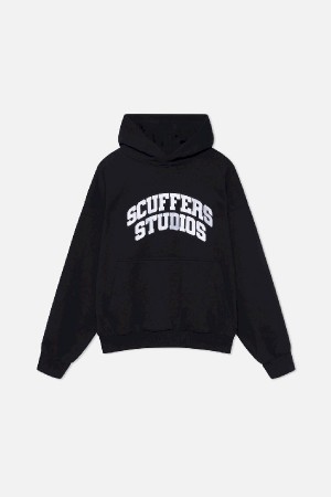 Hoodies Scuffers Semi Negros | 14986VYJD