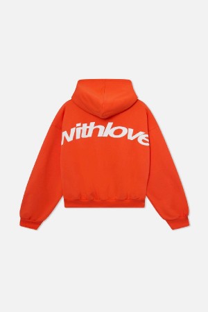 Hoodies Scuffers Sign Naranjas | 02473HUPG