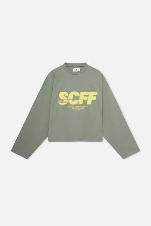Long sleeve Scuffers SSS SCFF Longsleeve Verdes | 59318WSJC