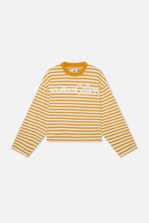 Longsleeve Scuffers Curator Longsleeve Naranjas Blancos | 58269HIMQ