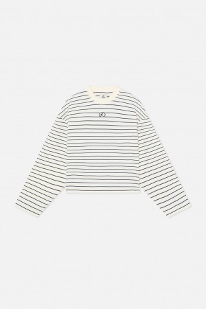 Longsleeve Scuffers SEAS Longlseeve Ecru | 84702IXOJ