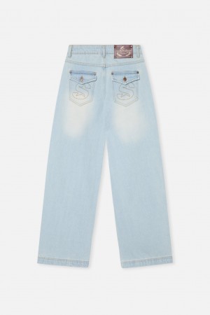 Pantalon Scuffers Carrie Pants Azules Claro | 86134KCIM