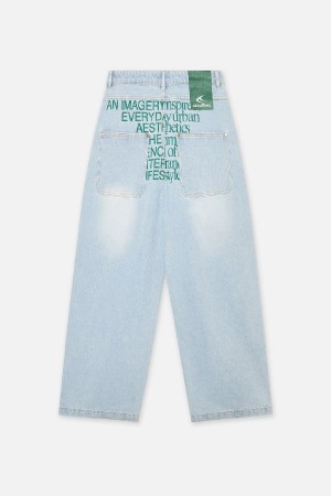 Pantalon Scuffers Hollywood Azules Claro | 95382PGFD