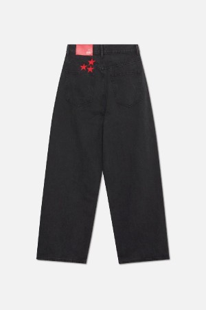 Pantalon Scuffers Jumbo Pants Negros | 93674LACK