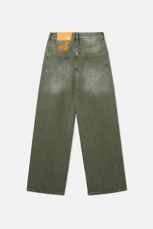 Pantalon Scuffers Jumbo Verdes | 87092HXFR