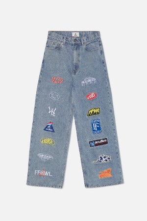 Pantalon Scuffers Sample Jeans Azules | 23487XUKF