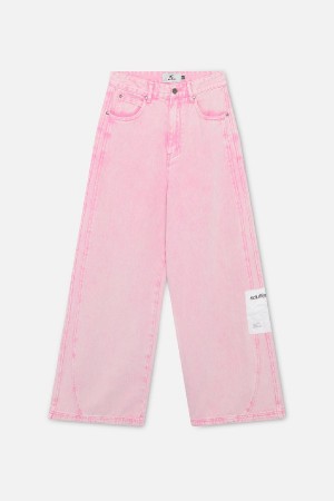 Pantalon Scuffers Tech Denim Rosas | 32475MDJI