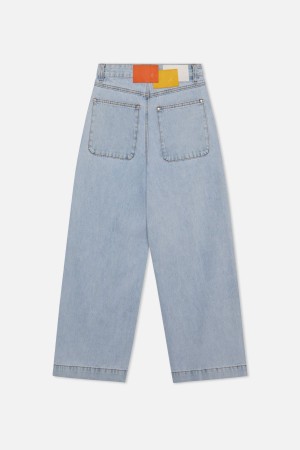 Pants and Sweatpants Scuffers Tropical Pants Azules Claro | 02741PEAN