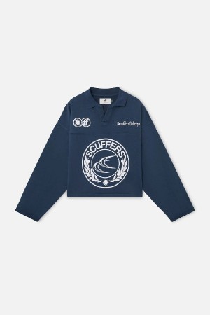 Polo Scuffers CLG Polo Long Azules | 15679XWYV