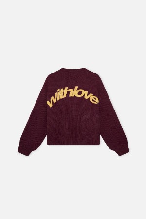 Prendas De Punto Scuffers Amore Knit Vino | 73891DAIT