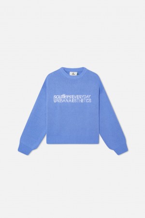 Prendas De Punto Scuffers Essential Knit Azules | 29014RUEM