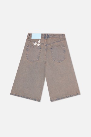 Short Scuffers Jumbo Shorts Marrom | 86170TBNV