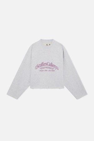Sudaderas Scuffers Gallery Grises | 58103FZON