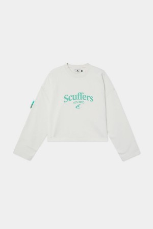 Sudaderas Scuffers Scff Madrid Grises Claro | 07829VNHO