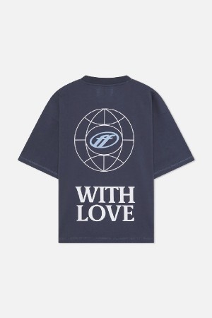 T-Shirts Scuffers 7 Logo Azul Marino | 47950QUOT