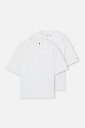 T-Shirts Scuffers Basic T-Shirt Pack Grises | 76019TPJC