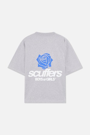 T-Shirts Scuffers Boys or Girls T-Shirt Grises Claro | 37149QOAD