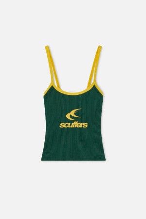 T-Shirts Scuffers Briz Top Verdes | 31045UELW