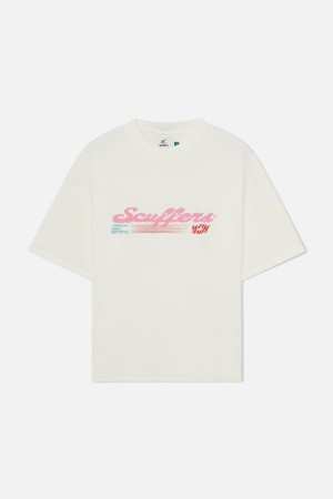 T-Shirts Scuffers Bubble Ecru | 47136VOJP