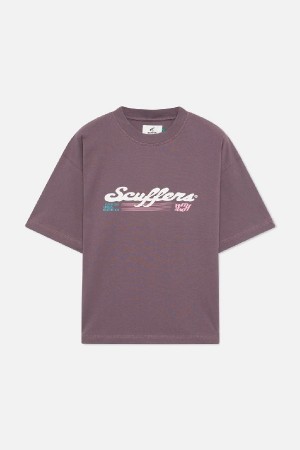 T-Shirts Scuffers Bubble Morados | 38610CUDE
